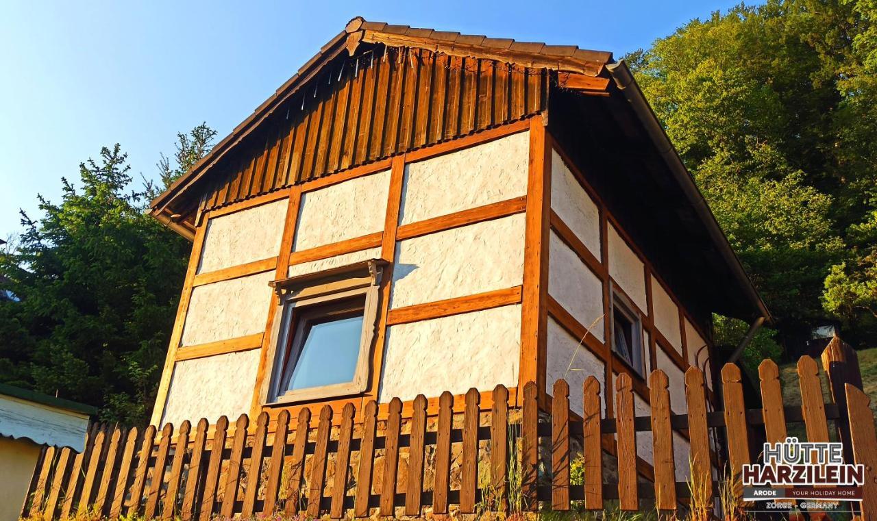 Arode Huette Harzilein - Romantic Tiny House On The Edge Of The Forest Zorge 外观 照片